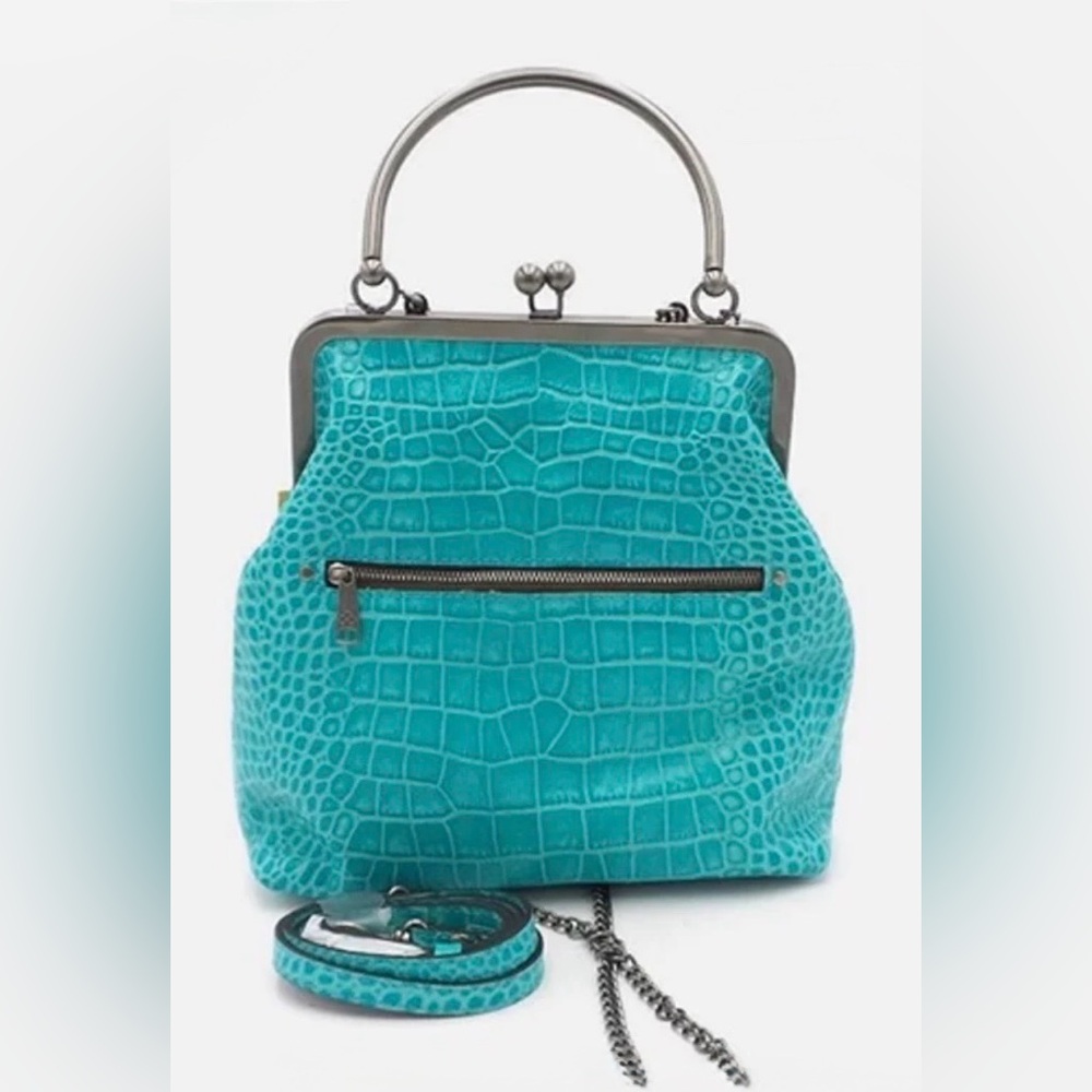 Patricia Nash Novella in aqua croc